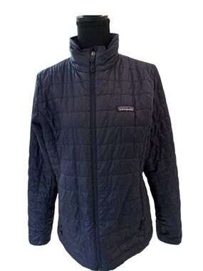 Patagonia Women’s Nano Puff Insulated Quilted Jacket - Navy Blue - Size Medium